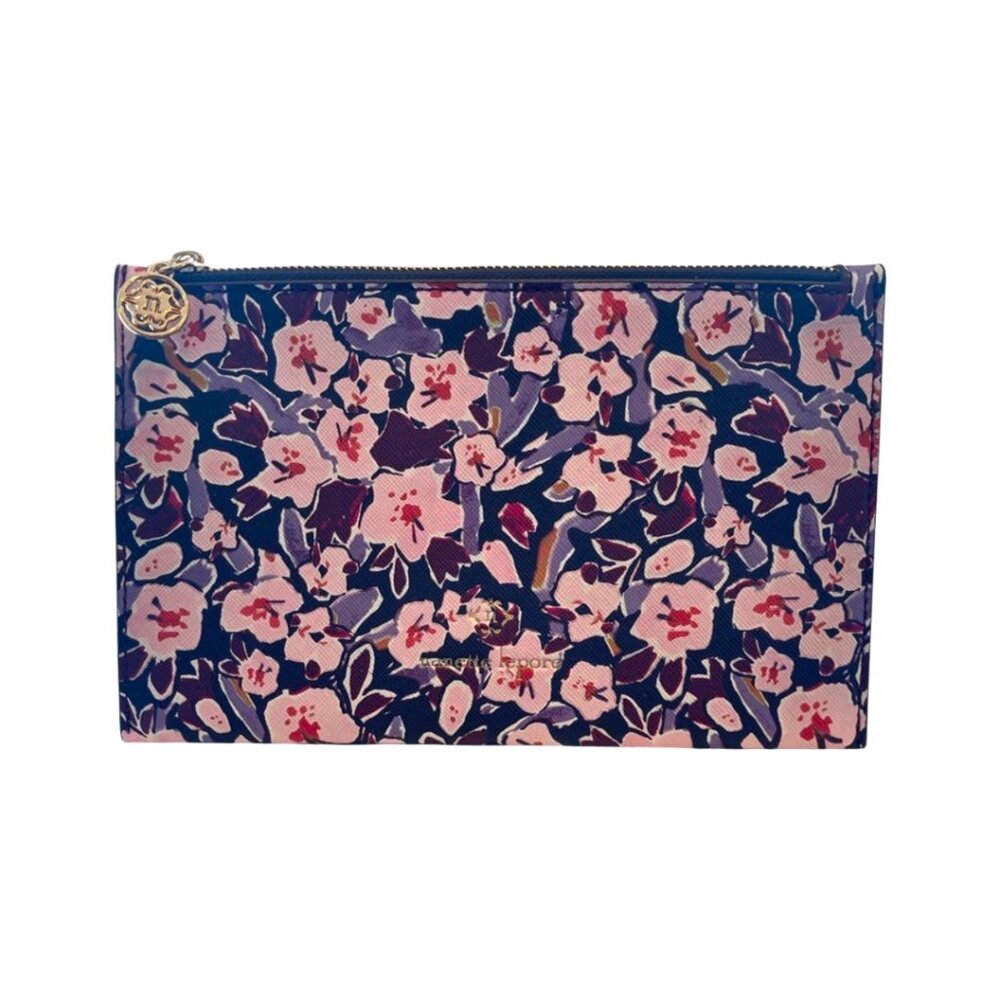 NWOT Nanette Lepore Floral Print Zipper Pouch